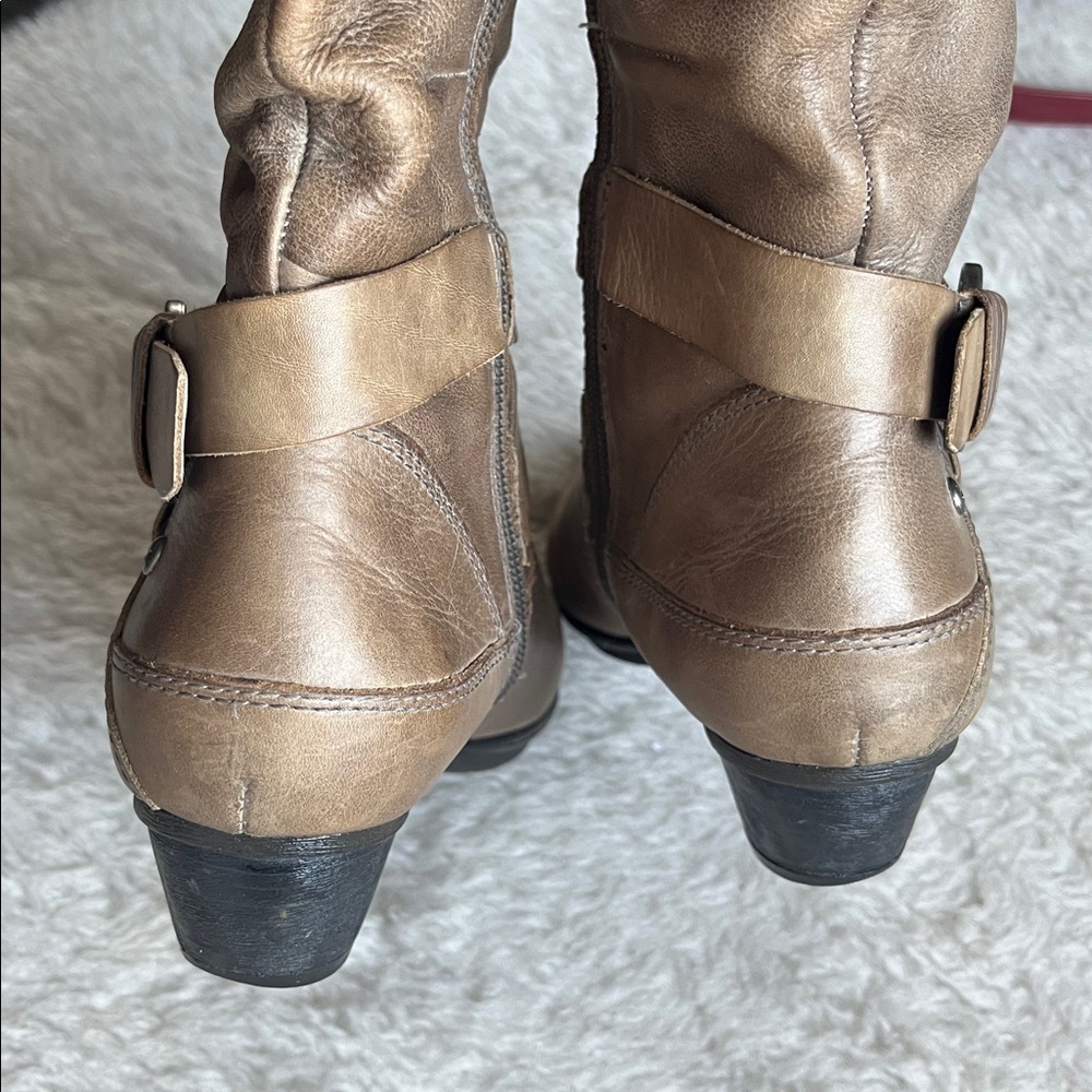 PIKOLINOS Tan Leather tall Boots size eu 38 - Picture 4 of 12